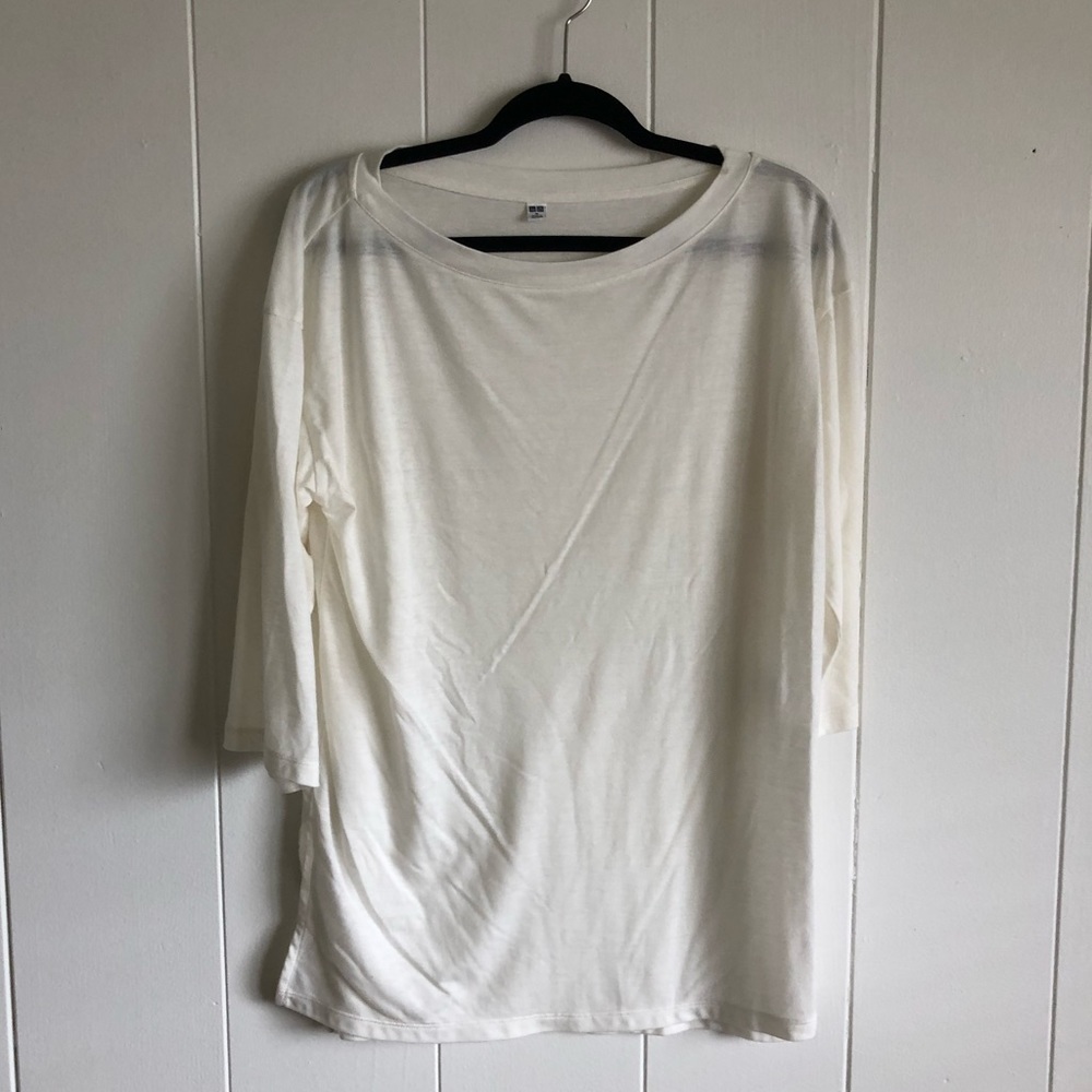 White UNIQLO Top